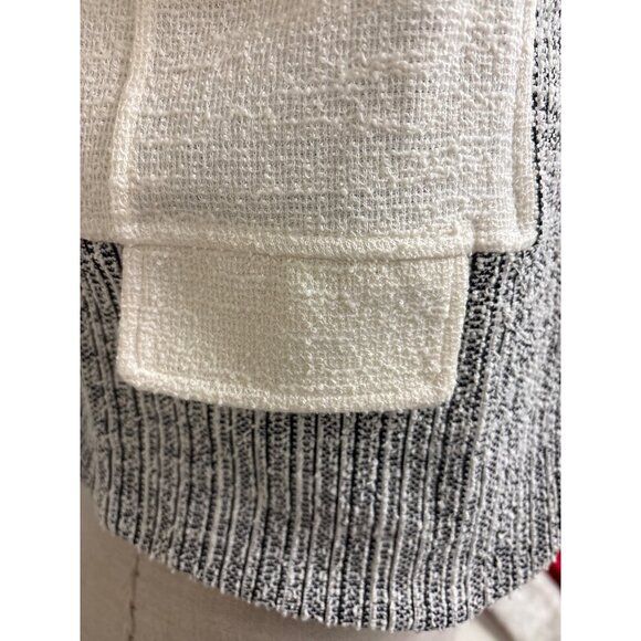 Dolan Left Coast Collection Textured Knit Open Cardigan Jacket XS Neutral Tones - Picture 3 of 14